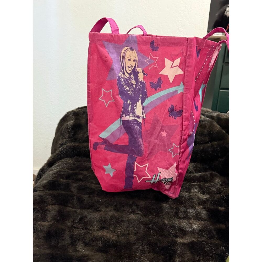 Disney Hannah Montana Star Rare 18" Tall Tote Bag Vintage